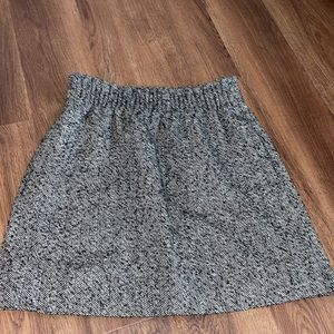 J. Crew Tweed Herringbone Skirt